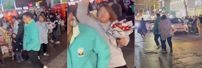 网恋有风险 奔现需谨慎！大龄眼镜男线下奔现网恋对线被设局高价买花！