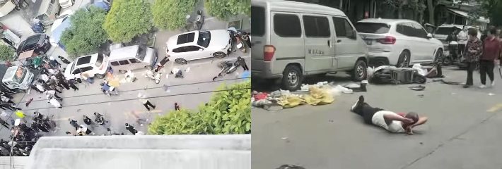 突发！温州平阳男子斗殴后驾车狂飙撞死2人 现场惨烈 警察已控制局面