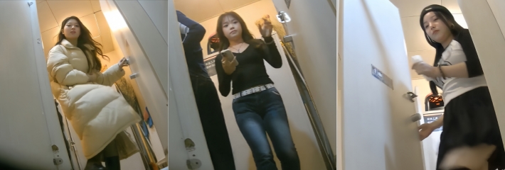 厕拍精品 商场女厕 针孔全景后拍美女放尿 脸穴同框刺激感爆棚!