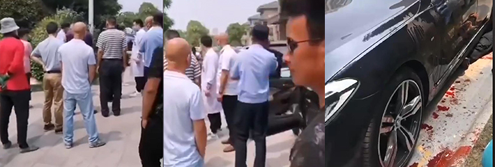 戾气真重 江苏泰兴碧桂园业主因为抢车位起争执 当场杀人！