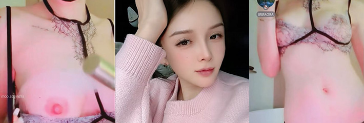 不敢信垚垚是垚垚抖音网红如此放荡，裸聊金主操丁字内裤呻吟粉嫩乳头!