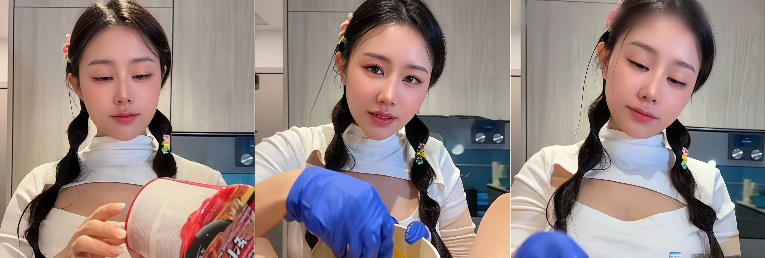 汐梦瑶 超淫荡网黄化身重口味主播 带大家品尝 红烧牛肉鸡吧面 果然有味道的鸡吧更好吃!