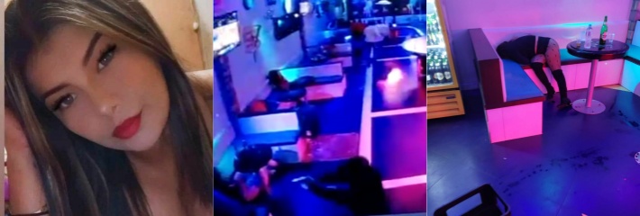 自由美利坚枪击每一天 国外突发事件 酒吧招牌电臀美女被针对性持枪射杀 监控视频还原惊悚一刻！