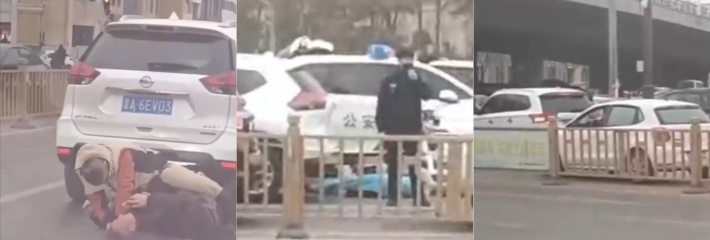 欠钱的是大爷 那就送你去见我太爷 山西晋中一男子欠钱不 在马路上发生命案 蕴华街汇通路现场视频流出！