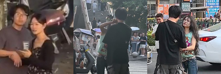 重庆师范大学21级软工 高文杰，有女朋友还到处约炮，曝光后被女友掌掴狂踹三条街！