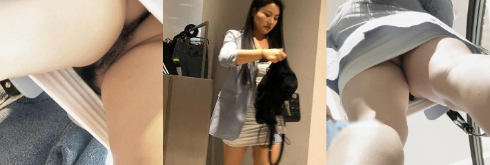 抄底大神冒死偷拍 不穿内裤的长腿美女 一路尾随趁机拍摄 多毛黑鲍多角度尽情展示!
