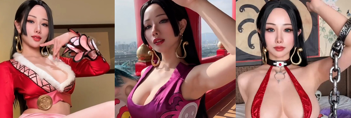 台湾顶级Coser 雨波HaneAme 最新福利视频 演绎海贼女帝的魅力与霸气