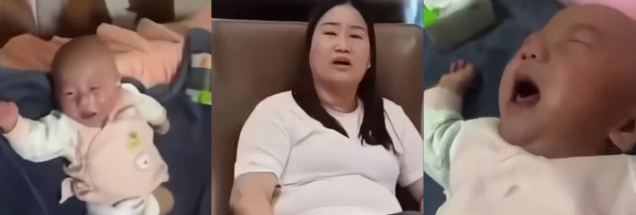 南昌银亿上尚城 亲生母亲粗暴灌奶掌掴婴儿 残忍行为令人发指
