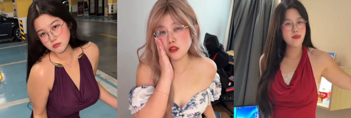 抖音36万粉丝网红 菠萝云饺 肉感十足的反差骚货 户外多场景调教合集