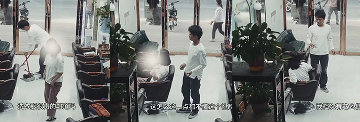 小仙女又开始作妖了 在理发店里嫌东嫌西 不要拦我 我要去抽她丫的！