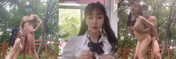 推特网红 TonyJ 贝贝 公园大胆野战吃鸡 毫无掩饰露出口交 这操作还有谁！
