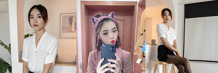 极品销售短发反差婊，大长腿黑丝，就是有点贫乳，果然十个销售9个骚