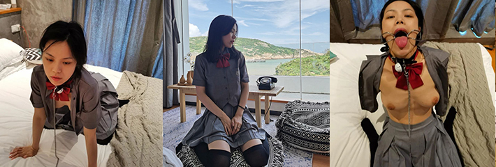 嵊泗花鸟乡陆离民宿内带出来旅游的学生妹进行疯狂蹂躏！践踏母狗疯狂性爱流出！