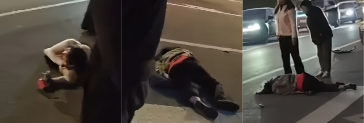 苏州西山女司机撞倒骑三轮车阿姨 老头当警察面石头砸死女司机有理瞬间变无理