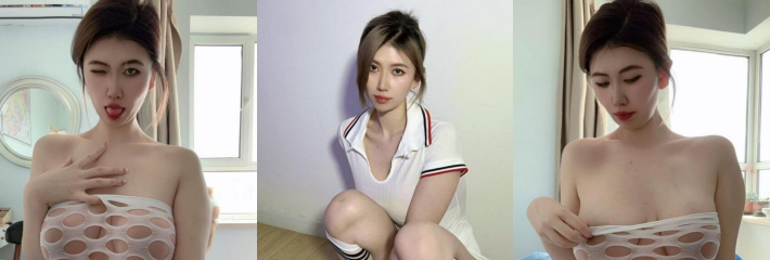 抖音百万粉丝网红 乙醇子 超魅惑反差御姐 定制镂空内衣自拍 巨乳大长腿的极致诱惑