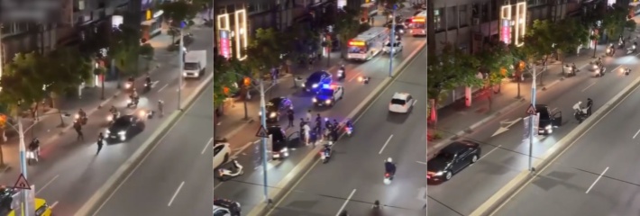 台湾男子开假牌车拒检撞警，警察连开13枪逼停抓捕！车里查出毒品，不排除毒驾可能