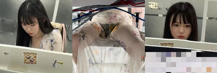 抄底大神偷拍清纯女同事 碎花裙下春光乍现 桌下视角意外捕捉惊艳瞬间