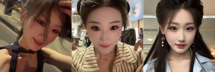 抖音高颜值短剧女演员 邵依蕊 真空直播闪现露点 又圆又挺的大奶子完美呈现 正能量满满！