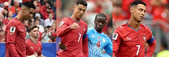 2026世界杯 葡萄牙队首战翻车 传奇队长 C罗 触球极少表现不佳