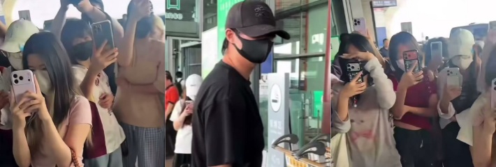 喜剧组合双高胎 高超高越 机场遭遇私生饭围堵 直接当场发飙