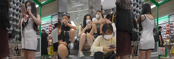 大神偷拍 买奶茶的包臀裙高颜值反差气质美女 微露黑色毛毛!