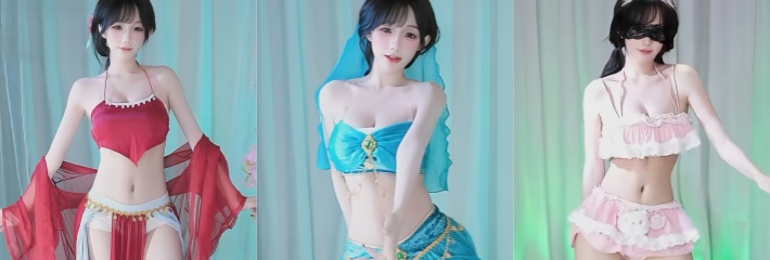 B站纯欲女神 一条小糖糖 直播大秀艳舞 多套性感服饰助阵 魅力值拉满！