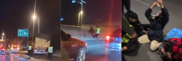 河南郑州女子发视频称，当都交警执法咄咄逼人，把丈夫逼到从立交桥上跳下来致其死亡！