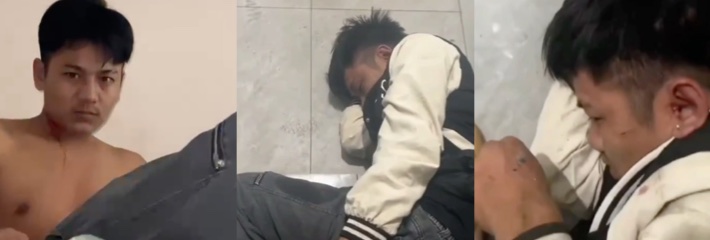 缅甸当阳佤族抓奸现场 一男子玩朋友老婆被逮个正着 暴打一顿