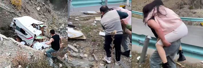 新疆阿勒泰边防战士苏小琼在返回连队途中紧急救助车祸受害者 徒手拆车背出受伤女孩展现英雄本色