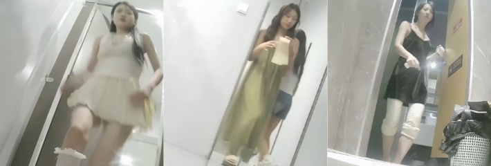 精品厕拍 厕所双机位偷拍视角 多位漂亮妹妹尿尿 私密春光全曝光！