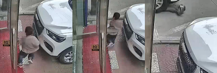 凤羽镇 子孩贪玩上演鬼探头一幕 女司机汽车避让不及卷入轮下 疑似死亡 ！