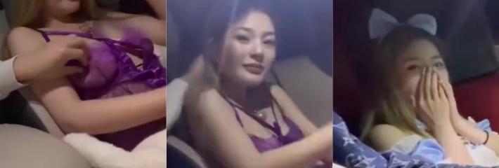 开保时捷约炮18岁童颜巨乳少女 紫色情趣内衣诱惑 主动舔鸡巴口交狂热 制服自拍挑逗湿身