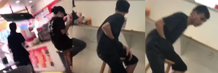 蜜雪冰城狙击手！精神小伙当众撸管~兄弟，这么饥渴么，这种坦克也这么有兴趣？