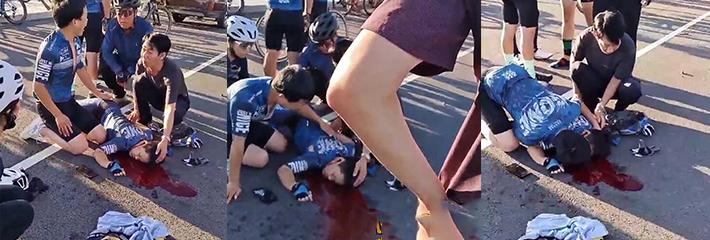 保定雄安12岁男孩骑车时摔倒被对向车辆碾死后续！司机无辜被打被逼下跪！