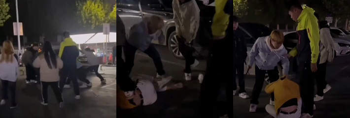 精神小伙街头大战 复刻古惑仔 拳拳到肉精彩程度不亚于NFC 摄影视角也堪称一流