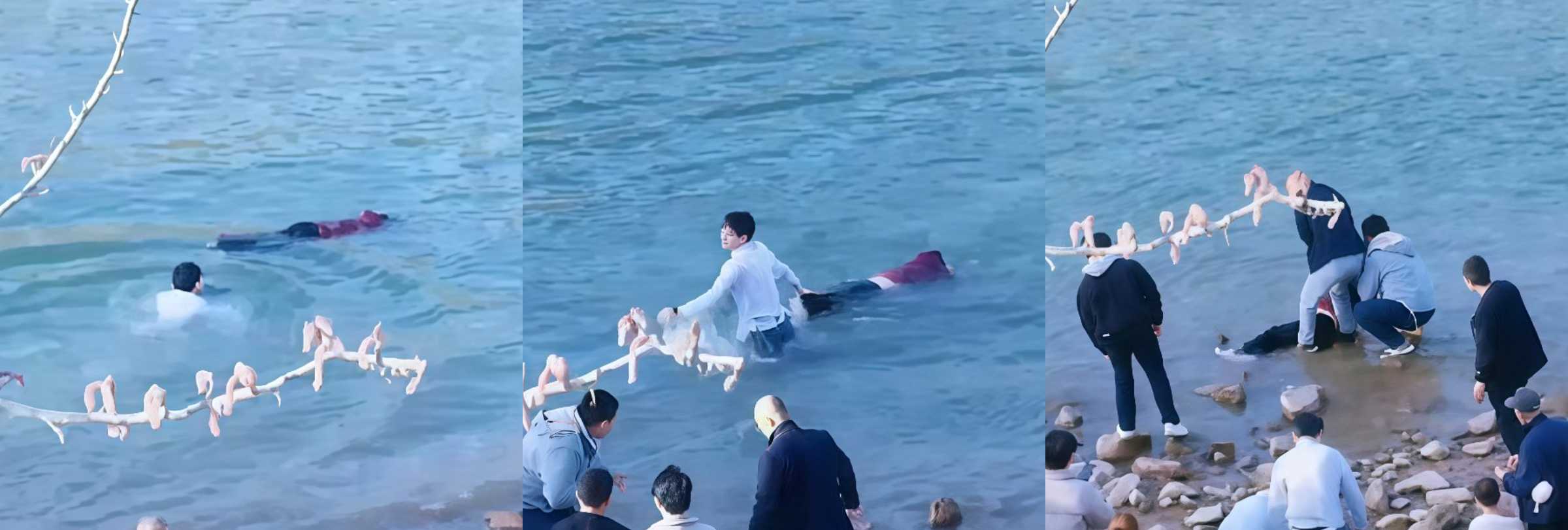 黑料正能量 甘肃兰州大学生 王浩 黄河岸边跳水救人 英雄事迹感动全城