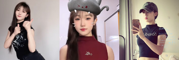 独家曝光 抖音高颜值女神 翢小桃 直播露点 虽然粉丝不多 好在很是开放啊！