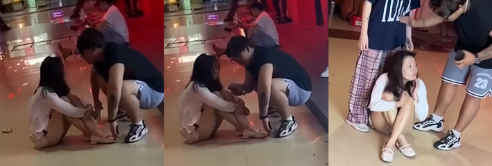 美女出轨发裸照翻车 被男友抓到狂扇耳光 收拾渣女的大型恐婚现场