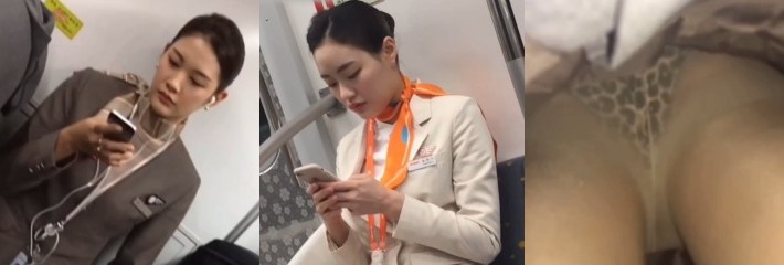 大神抄底各路高质量韩国空姐乘务员 白皙大长腿丝袜骚丁豹纹 真的让人大饱眼福！