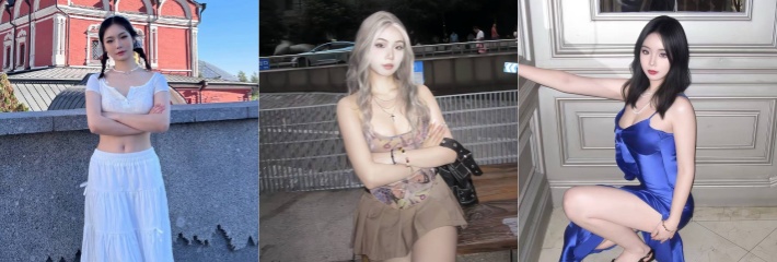 媚洋女的两幅面孔 还是一个抖音的小网红 女主自述就像一个小迷妹一样爱上了斯拉夫血统!
