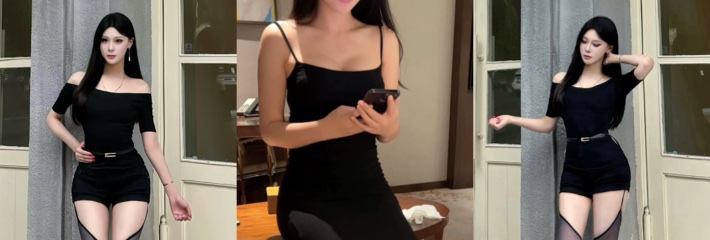极品黑丝长发美女 外出约炮 优雅外表下尺度拉满 狂暴猛男用力插着骚穴