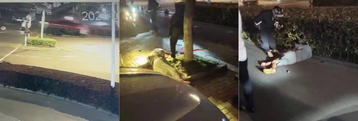 安徽疯狂出租车 冲破绿化带直冲电瓶车情侣 导致一死一重伤 疑似毒驾！