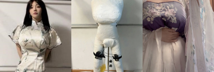 重口慎点！史上最炸裂性虐待 7天石膏封闭物化 24小时炮机抽插 鼻饲灌尿电击极限玩法！