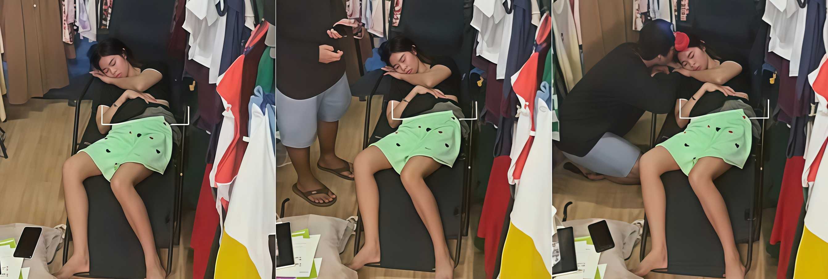 小偷行窃时见色起意 猥亵偷亲熟睡女店长 亲完就跑女店长惊醒却一脸蒙圈 监控视频流出