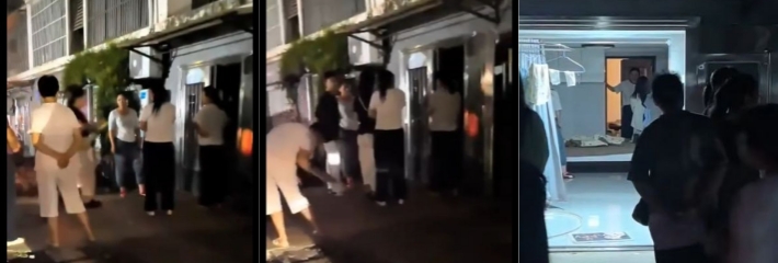 江苏一徐州42岁男子竟勾搭17岁少女 简直就是丧心病狂 原配上门暴打小三 视频爆出 引热议！