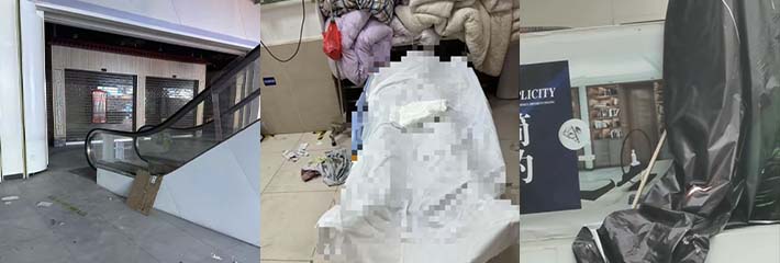 白夜真人cs俱乐部 顾客在商场玩真人CS 商家用帆布当掩体导致顾客掉下去摔死!