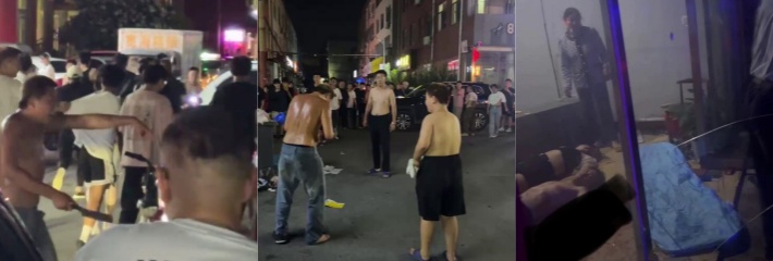 山东省济南市莱芜区突发事件 疑似精神病人挥刀捅死一男一女！