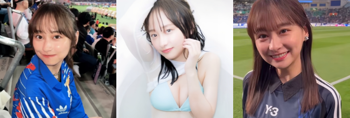 日本足球解说 影山优佳 台前一本正经私下写真极度反差 世界杯胜利女神引众人热议