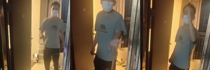 素质教育的漏网之鱼 男子因为外卖员超时不仅在线辱骂还提刀恐吓外卖员！！