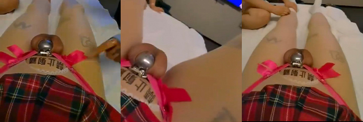 逆天男人真屌不要，装个假吊供女人取乐，谁说男人没有共情能力的！